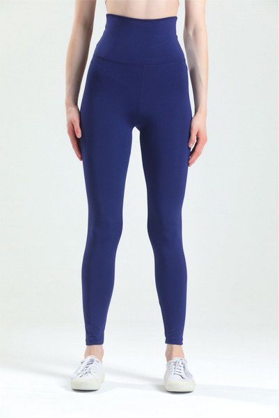 VAJESTO Women's Navy Blue Size Ultra Quality Stylish High Waist Diving Fabric Corset Leggings