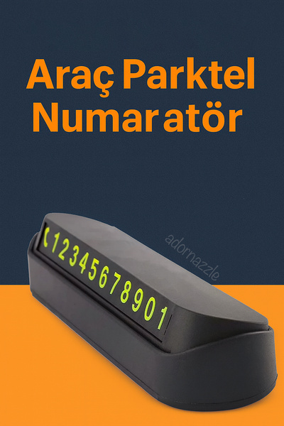 adornazzle Araç Parktel Numaratör, Oto Telefon Park Numaratörü, Ön Cam Torpid...