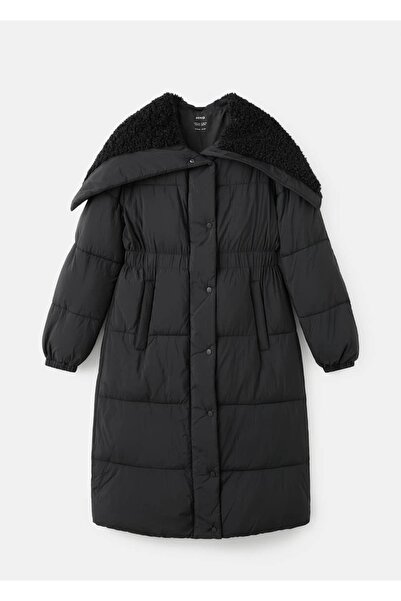 MANGO Woman Kapüşonlu kapitone anorak