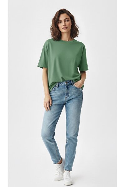 Sabaki Unisex Regular Fit 100% Cotton Green T-Shirt