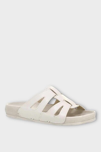 MULEX Anatomical Sole Comfortable Trendy Women's Slippers Beige