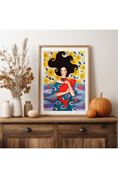 Tuba Decor Tablo dintr-o singură bucată cu rame din lemn pentru sufragerie, sufragerie, bucătărie