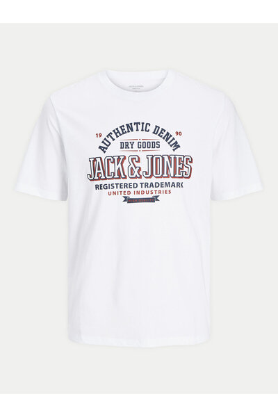 Jack & Jones Τζακ Τζόουνς Τζούνιορ Αγόρι Μπλουζάκι 12258877 Λευκό