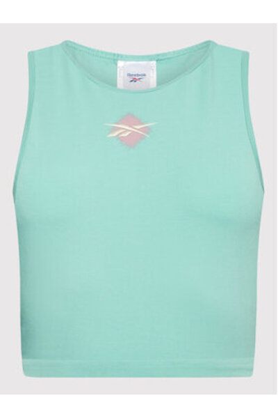 Reebok Γυναικείο Μπλούζα HG1154 Πράσινο