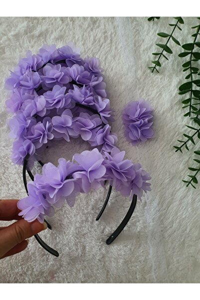 Fiyonks Atölye Set coroană și brățară pentru domnișoară de onoare cu henna, h...