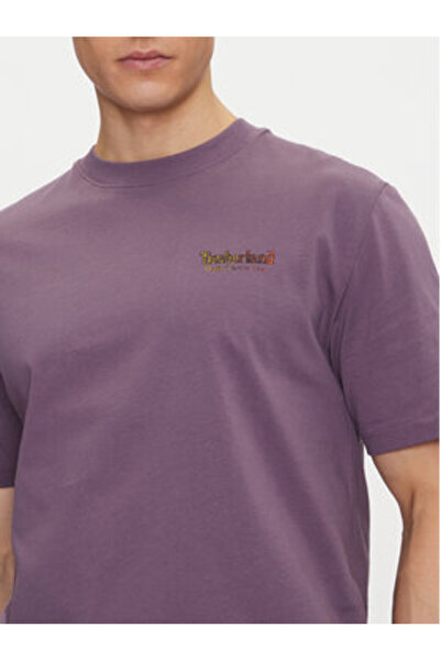 Timberland Ανδρικό T-Shirt TB0A6DMAENX1 Μωβ