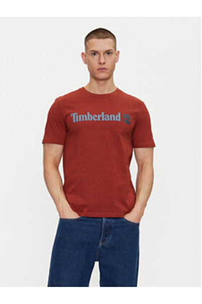Timberland Ανδρικό T-Shirt TB0A5UPQEOD1 Κόκκινο
