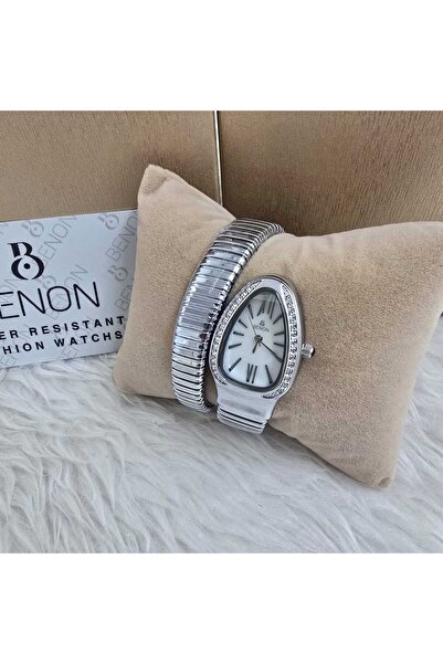 benon ساعه نسائيه من ماركة بينون بتصميم ساعة بولغاري ضدا المتاء