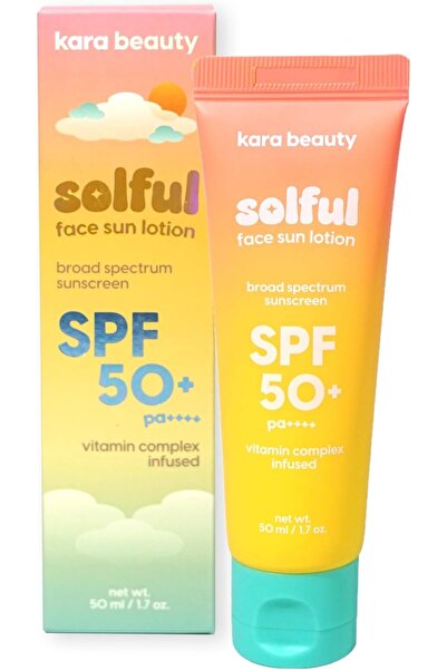 Kara Beauty لوشن سولفول للوجه واقي من الشمس واسع الطيف بعامل حماية من الشمس 5...