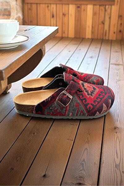 LAND OF CORK LC Anatomical Unisex Natural Cork Sole Rug - Felt Slippers