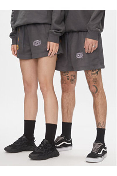 Reebok Αθλητικό Σορτς Unisex HT6118 Γκρι