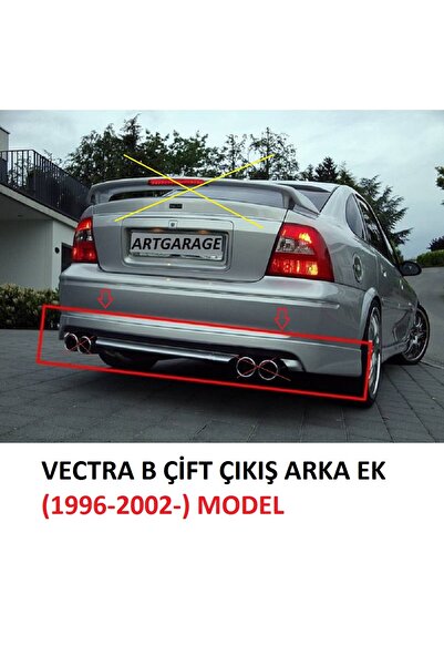 Bodykitartgarage VECTRA B ARKA TAMPON EKİ (BOYASIZ)FİBERGLASS