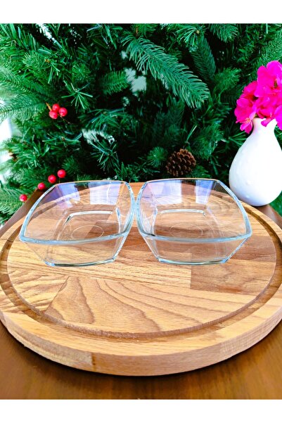 Madame Coco Bellannita Set of 2 Serving Plates, Soft Green - 10 X 14 cm