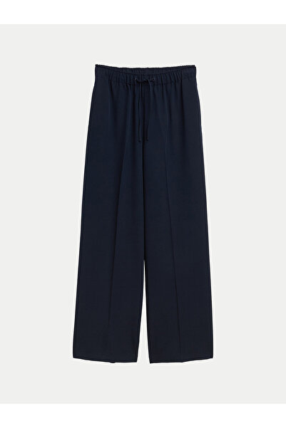 Tom Tailor Denim Γυναικείο υφασμάτινο παντελόνι 1045693 Μπλε σκούρο