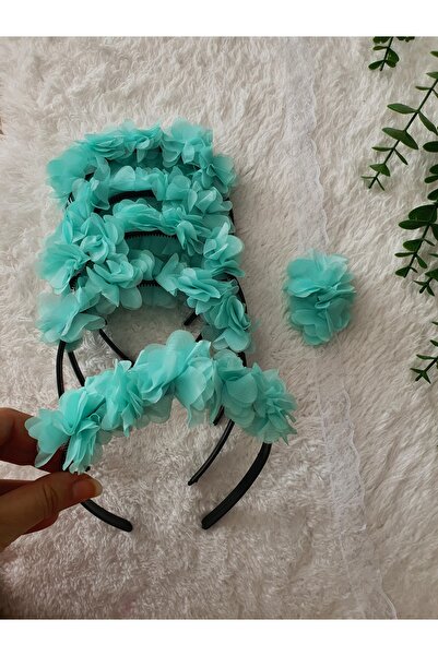 Fiyonks Atölye Set coroană și brățară pentru domnișoară de onoare cu henna, h...