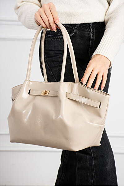 Rivina Γυναικεία τσάντα χεριού και ώμου Premium Mink με ειδικά αξεσουάρ και κ...