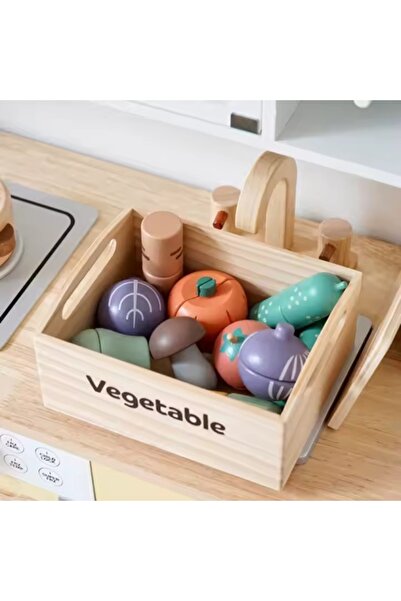 OEM Simulatoare Montessori din lemn - Set de jucării magnetice cu legume