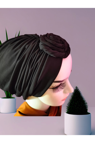 Balbaytesettur بونيه بدون حشوة بتفاصيل وردية