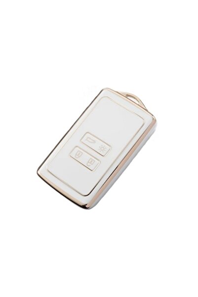 OEM White Case for Renault Card Key - Koleos, Captur, Megane, Clio, Kadjar, S...