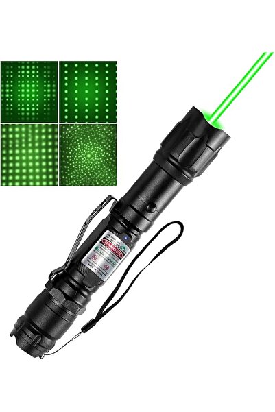 Generic Rechargeable Green Beam Flashlight, Long-Distance Range for TV/LED/LCD Screens, Tactical Flashlight