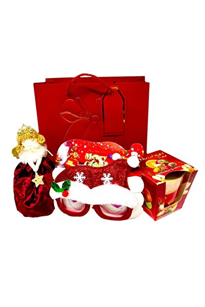 velve Pachet Secret Santa cu ornament ingeras, lumanare parfumata de sezon si...
