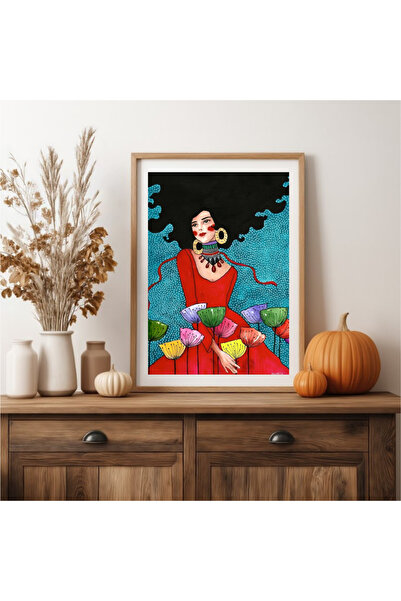 Tuba Decor Tablo dintr-o singură bucată cu rame din lemn pentru sufragerie, s...