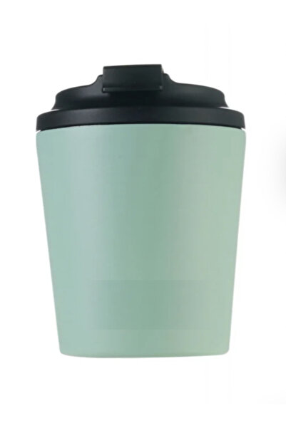 Generic Insulated Travel Coffee Mug with Flip Lid, 350ml, Available in Black, Green, Pink, turquoise
