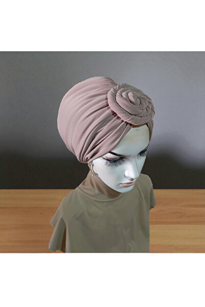 Balbaytesettur بونيه بدون حشوة بتفاصيل وردية