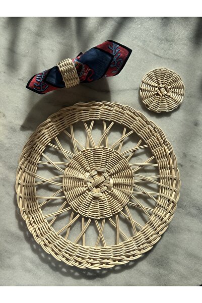 Lovenwoven Times Amerikan Servis Supla Rattan Bambu Duvar Dekoru