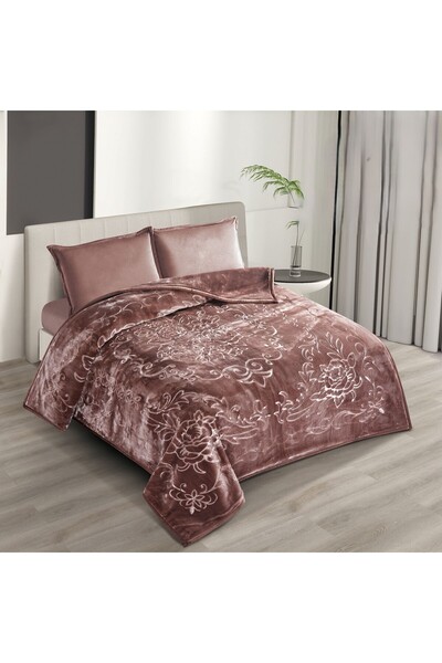 SNOOZYL Soft textured double winter blanket, 6 kg, size 200*230 cm