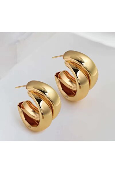 Venus Design Çelik 2li Halka Küpe