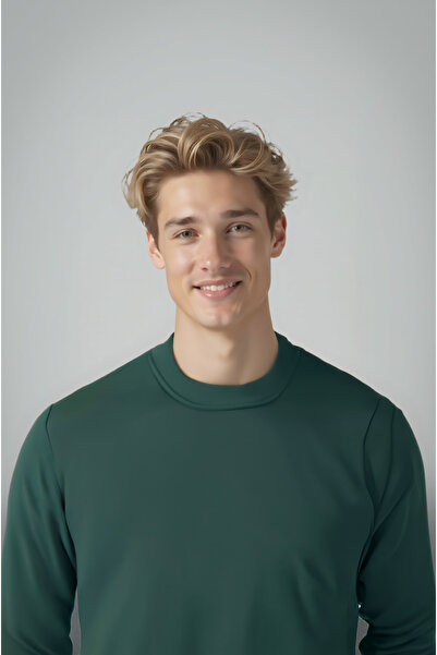 BUTİK1AVM Ανδρικό φούτερ 100% βαμβάκι Premium ποιότητας εξαιρετικά ευέλικτο μαλακό κανονικό κούπερ