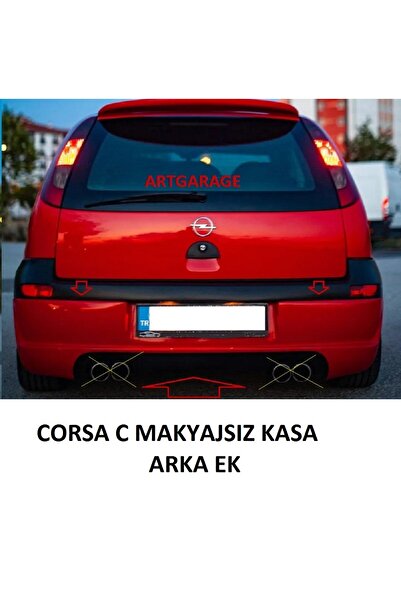 Bodykitartgarage CORSA C MAKYAJSIZ ARKA EK(BOYASIZ)FİBERGLASS