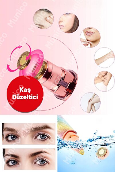 Munico Simli Kaş Düzeltici ve Yüz Epilatörü – 2’si 1 Arada | Kompakt, Şık, Pr...