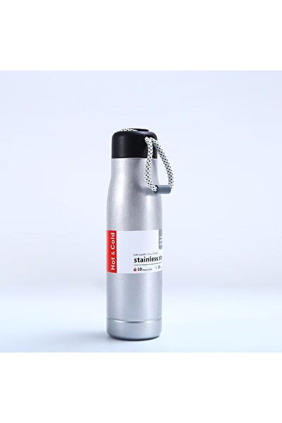 Zen Store كوب ماء فاخر 550 مل من الفولاذ المقاوم للصدأ باللون الفضي