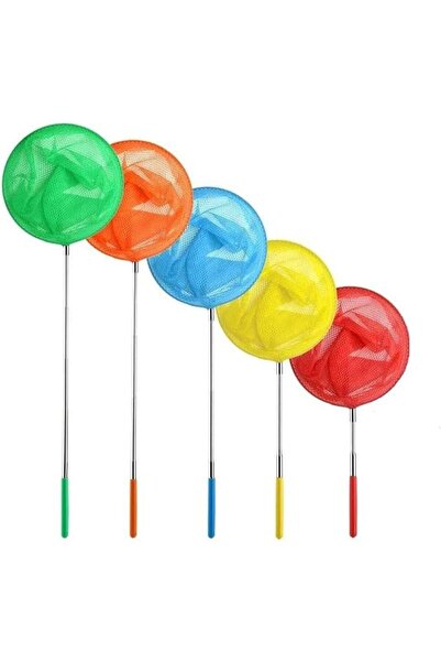 Generic Telescopic Extendable Butterfly Fishing Net for Kids (5 Colors) - 5 P...