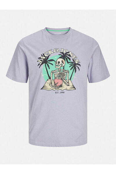 Jack & Jones Τζακ Τζόουνς Τζούνιορ Αγόρι Μπλουζάκι 12269825 Μωβ