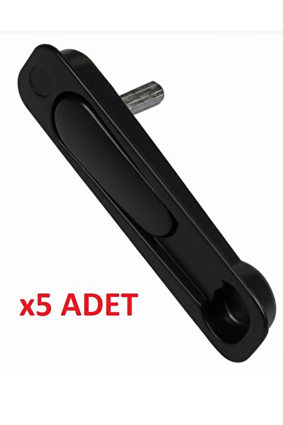 EGE STAR Gömme Gizli Sürme Kolu-Siyah Renk – PVC & Alüminyum Kapı Pencere Uyu...