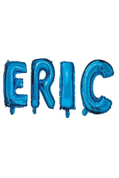 OEM Комплект балони с име Ерик, син, DOMI PARTY & GIFTS, 40 см