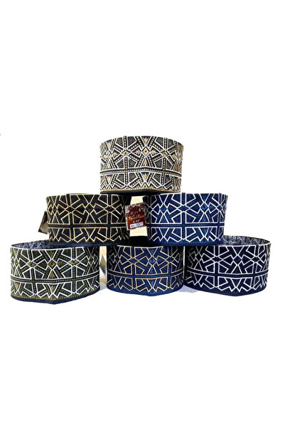 M.A Traders Prayer Caps - Omani Topi – Set of 12 Multicolor Prayer Caps | Islamic Headwear for Men - Kufi Style
