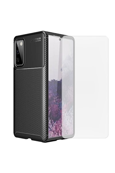 FONIX Set Protectie Carbon Stripe Compatibil cu Samsung Galaxy S20 FE 5G