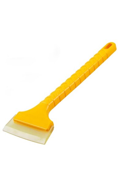 FONIX Snowy Ice Scraper for Windshield, Windows & Car Body, Durable ABS, Ergonomic (Orange)