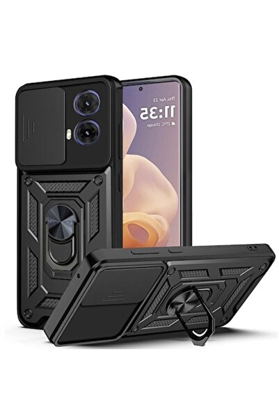 FONIX Husă de telefon compatibilă cu Motorola Moto G85, protecție pentru lent...
