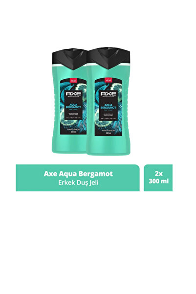 Axe Premium Collection Duş Jeli Aqua Bergamot 3 In 1 Vücut Saç Yüz 300 ml X2