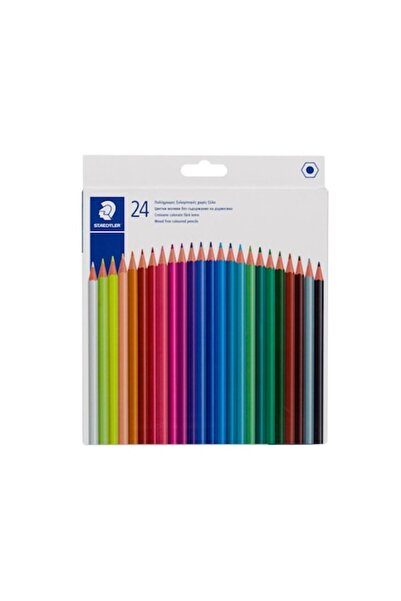 Staedtler Set 24 creioane colorate, STAEDTLER, Culori intense, Multicolore