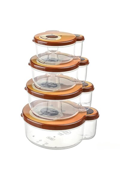HOBBY LİFE Set of 4 children's food containers with lids, BPA-free — 200ml, 300ml, 500ml, 750ml
