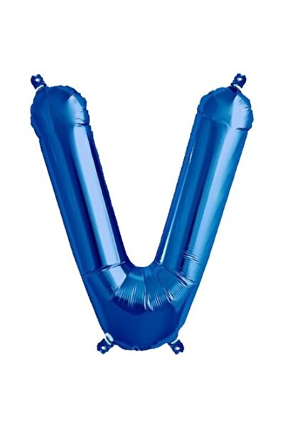 OEM Φόιλ μπαλόνι γράμμα V, ESB, 40 cm, μπλε