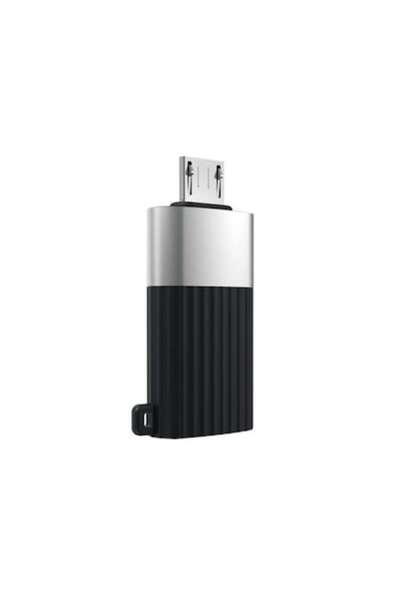 FONIX Adaptor USB-A la Micro-USB, ElectroAdvance, Negru/Argintiu