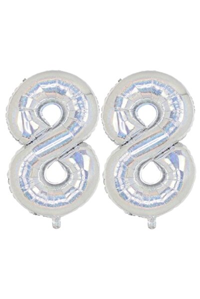 Domi Party & Gifts Set de 2 baloane folie, Domi Party & Gifts, holografice, a...