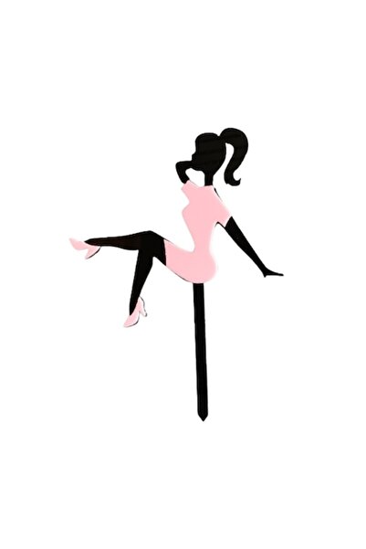 OEM Decor pentru tort Lady, roz